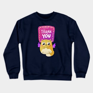 Thank You Cat Crewneck Sweatshirt